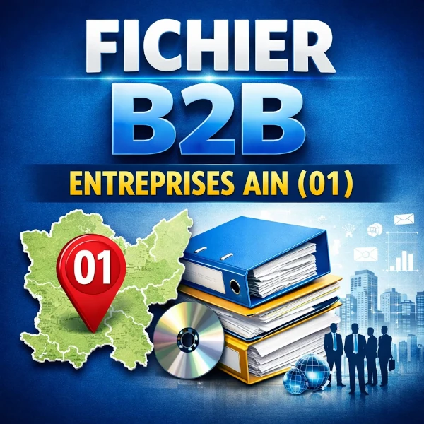 Fichier b2b entreprises dans l'ain (01)