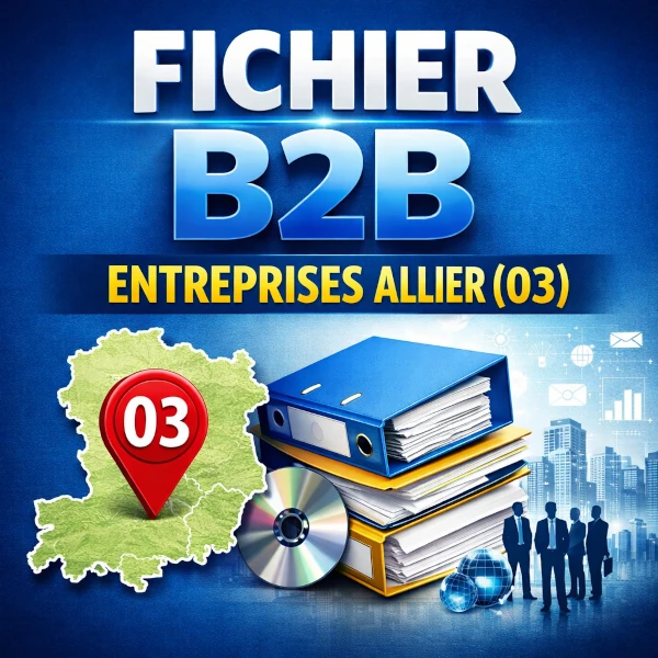 Fichier b2b allier (03) | entreprises et contacts professionnels