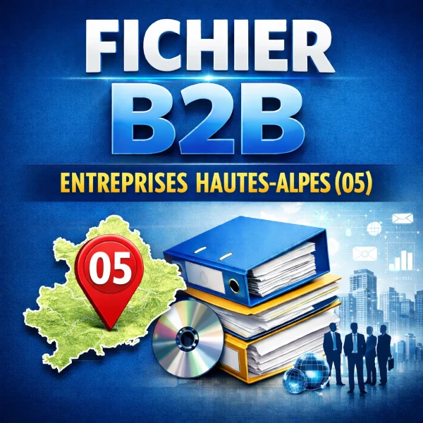 Fichier b2b hautes-alpes (05) | entreprises et contacts professionnels