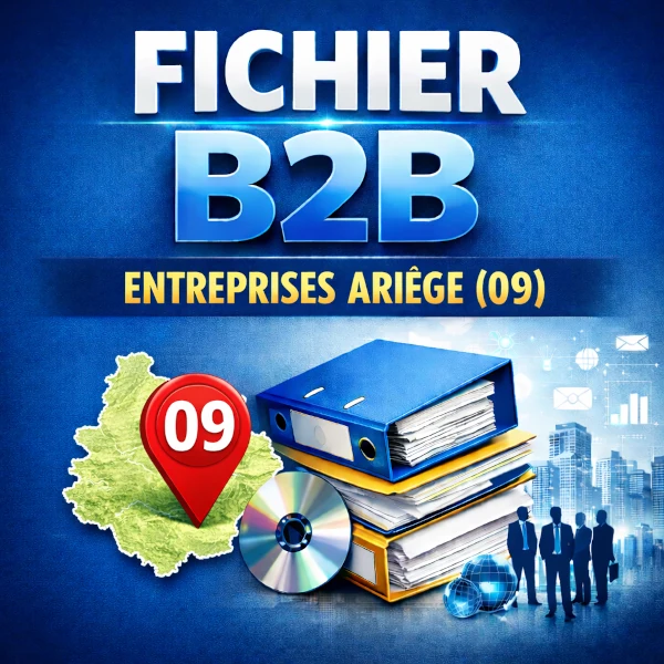 Fichier b2b ariège (09) | entreprises et contacts professionnels