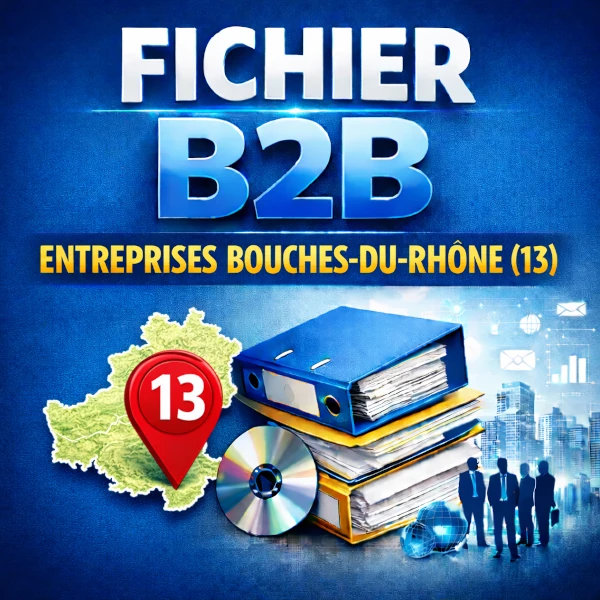 Fichier b2b bouches-du-rhône (13) | entreprises et contacts professionnels