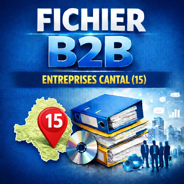 Fichier b2b cantal (15) | entreprises et contacts professionnels