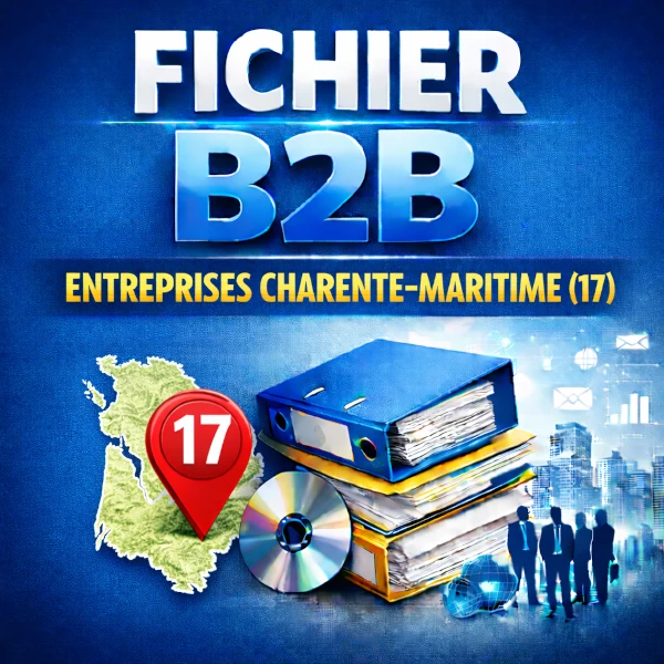 Fichier b2b charente-maritime (17) | base entreprises locales