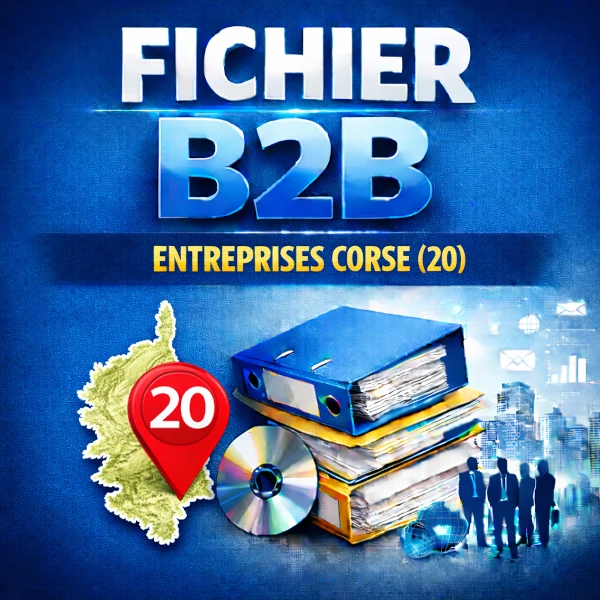 Fichier b2b corse (2A & 2B) | base entreprises locales et contacts