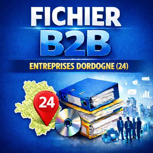 Fichier b2b dordogne (24) | entreprises et contacts locaux