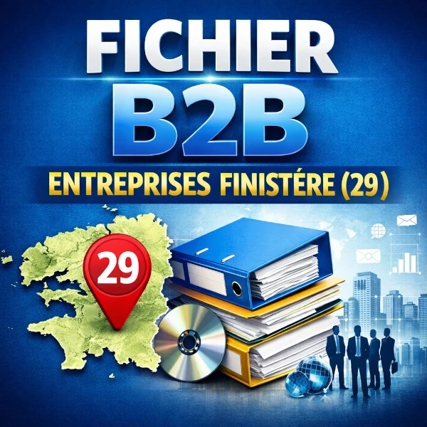 Fichier b2b Finistère (29) | entreprises locales et contacts