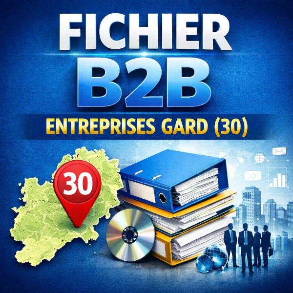 Fichier b2b Gard (30) | entreprises locales et contacts