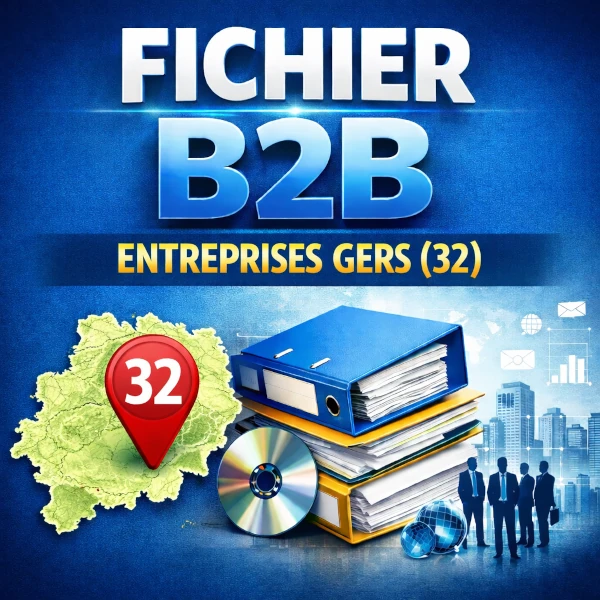Fichier b2b Gers (32) | entreprises locales et contacts