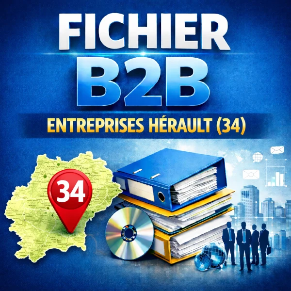 Fichier b2b Hérault (34) | entreprises locales et contacts