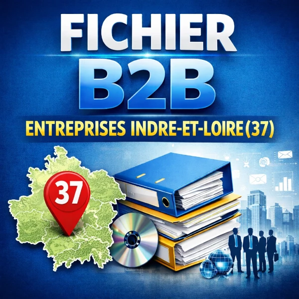 Fichier b2b Indre-et-Loire (37) | entreprises locales et contacts