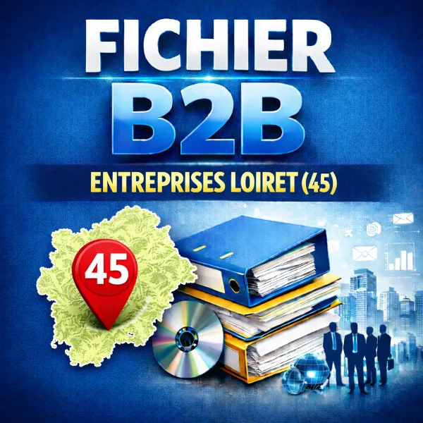 Fichier b2b Loiret (45) | entreprises locales et contacts