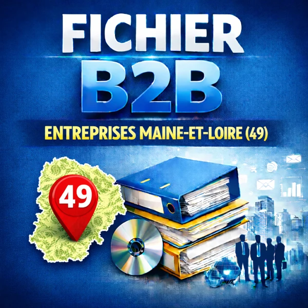 Fichiers b2b Maine-et-Loire (49) - entreprises locales