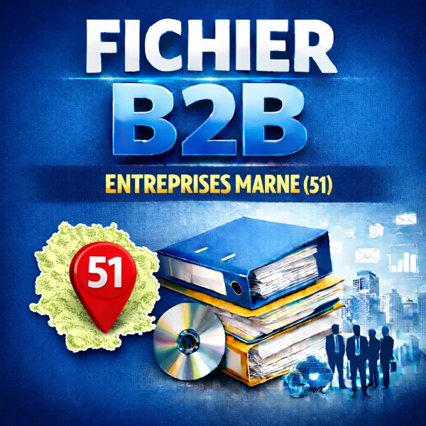 Fichier b2b Marne (51) | entreprises locales et contacts