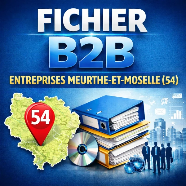 Fichier b2b Meurthe-et-Moselle (54) | entreprises locales et contacts