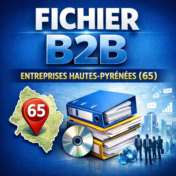 Fichier b2b Hautes-Pyrénées (65) | entreprises locales et contacts