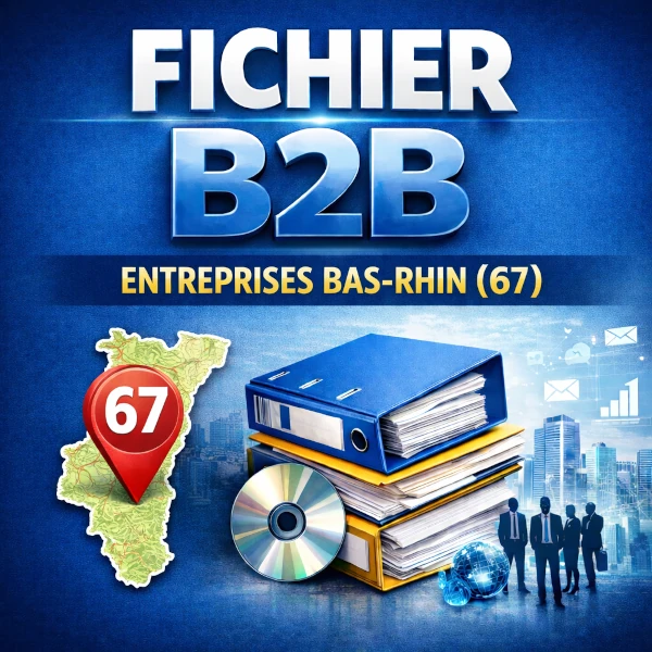 Fichier b2b Bas-Rhin (67) | 69187 entreprises et contacts