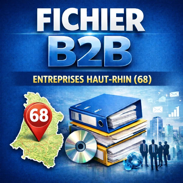 Fichier b2b Haut-Rhin (68) | 43201 entreprises et contacts professionnels