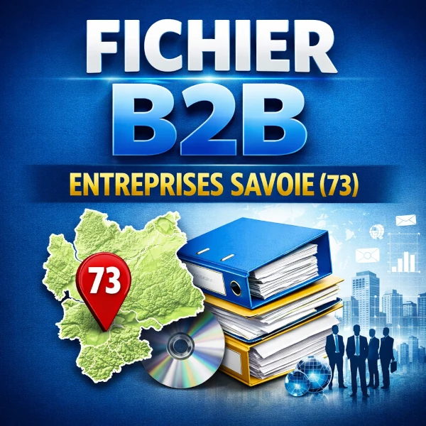 Fichier b2b Savoie (73) | 37193 entreprises et contacts professionnels