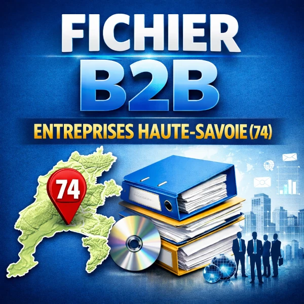 Fichier b2b Haute-Savoie (74) | 56592 entreprises et contacts professionnels