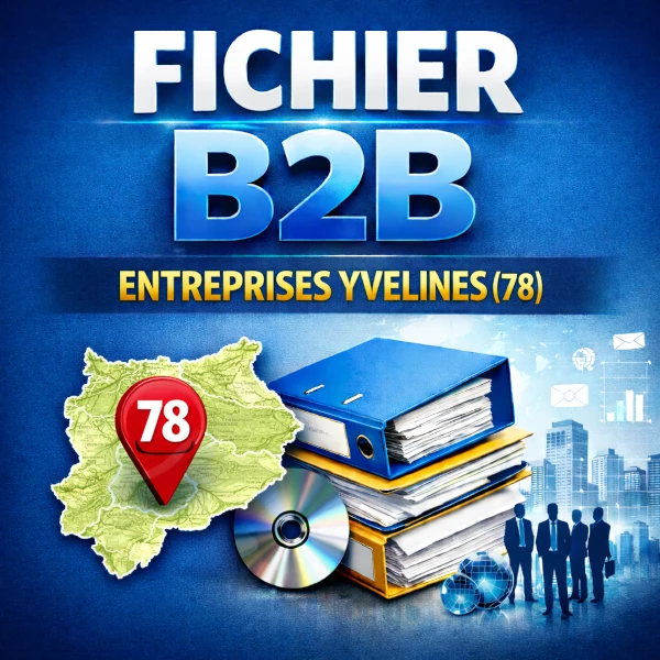 Fichier b2b Yvelines (78) | 67040 entreprises et contacts professionnels