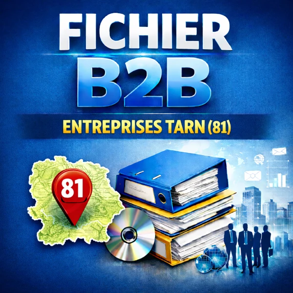 Fichier b2b Tarn (81) | 26246 entreprises et contacts professionnels