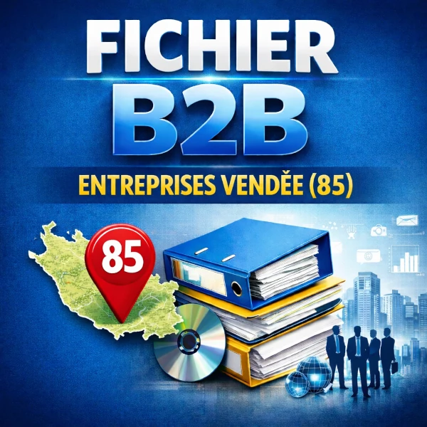 Fichier b2b Vendée (85) | 44905 entreprises et contacts professionnels