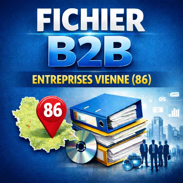 Fichier b2b Vienne (86) | 26298 entreprises et contacts professionnels
