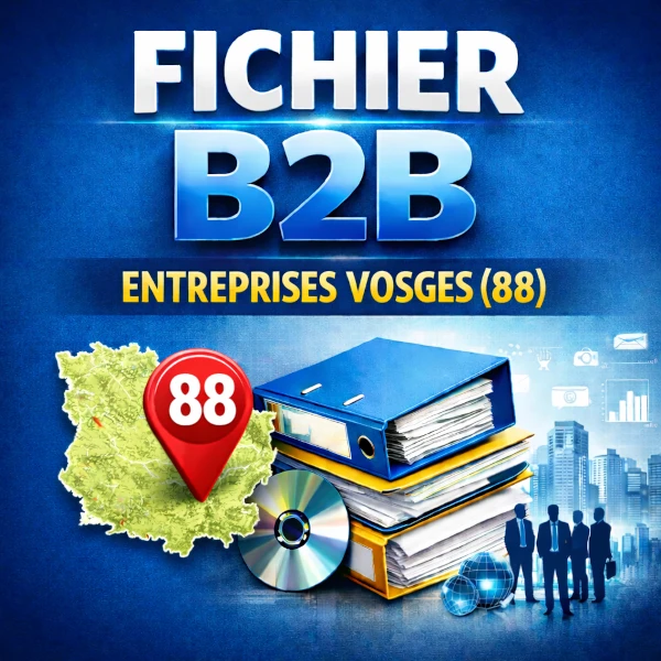 Fichier b2b Vosges (88) | 23338 entreprises et contacts professionnels