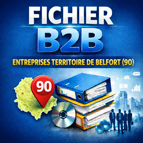 Fichier b2b Territoire de Belfort (90) | 6897 entreprises et contacts