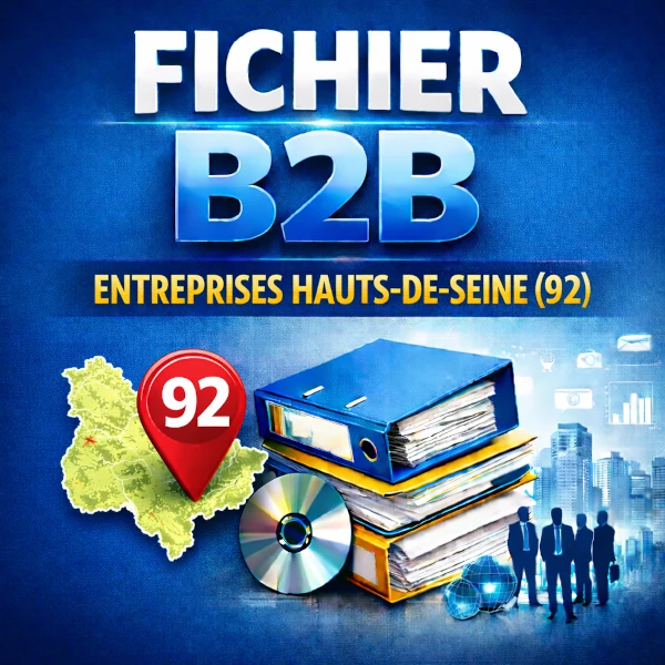 Fichier b2b Hauts-de-Seine (92) | 79688 entreprises et contacts professionnels