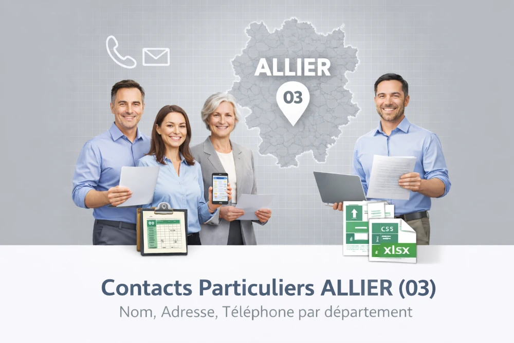 Fichier b2c particuliers Allier 03 | données locales par commune