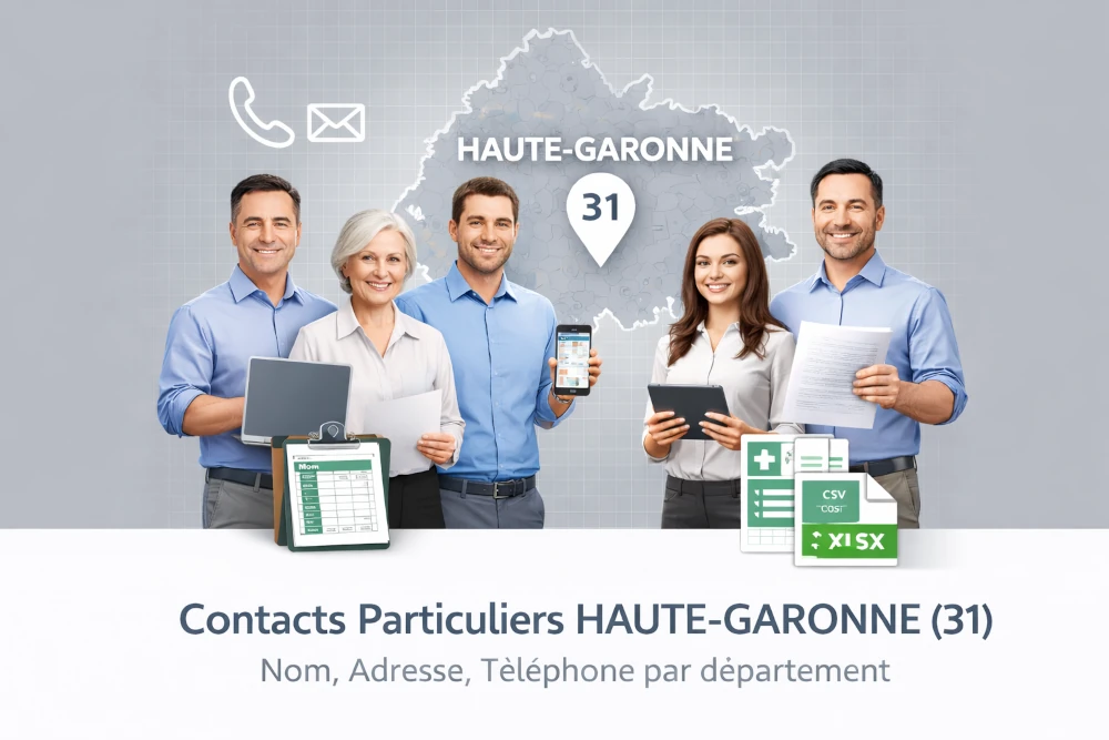 Base b2c Haute-Garonne 31 | contacts particuliers par commune