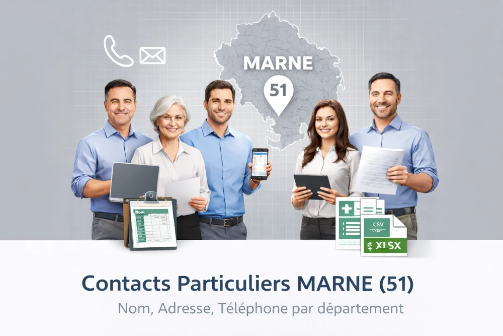Fichier B2C Particuliers > Marne (51)