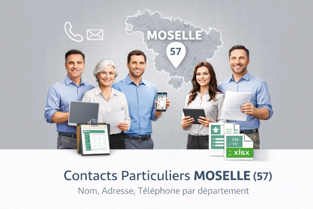 Fichier B2C Particuliers > Moselle (57)