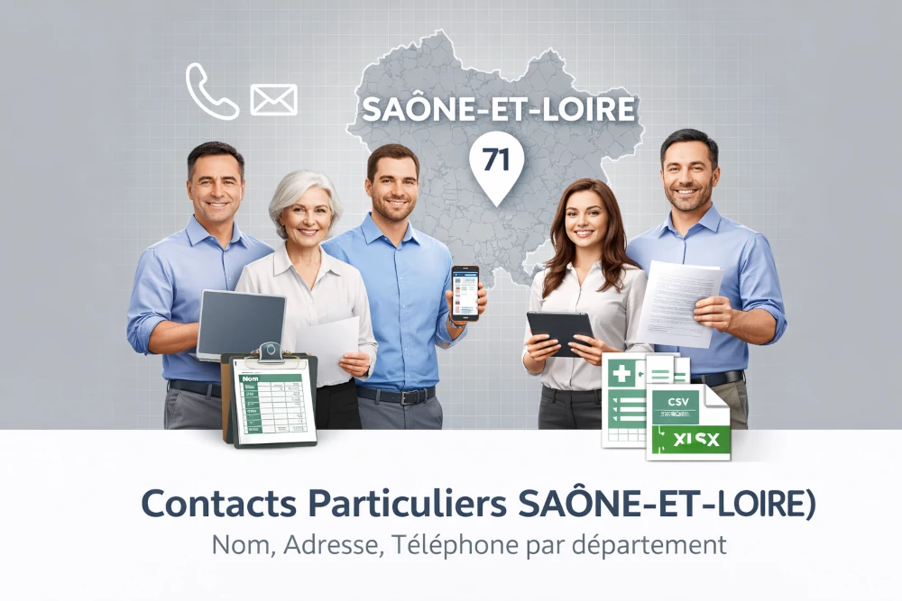 Fichier B2C Particuliers > Saône-et-Loire (71)
