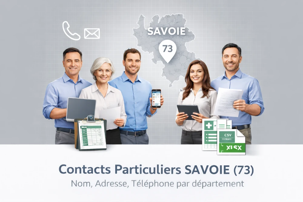Fichier B2C Particuliers > Savoie (73)